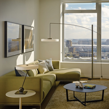 Disq LED Table Lamp (Spun Frost Shade)