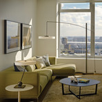 Disq LED Table Lamp (Spun Frost Shade)