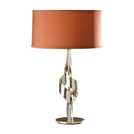 Flux Table Lamp (Doeskin Suede Shade)