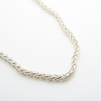 Silver Basket Weave Chain