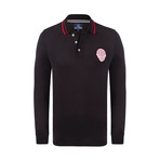 Bristol Long Sleeve Polo Shirt // Black (L)