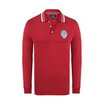 Fairview Long Sleeve Polo Shirt // Red (2XL)