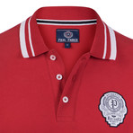Fairview Long Sleeve Polo Shirt // Red (L)