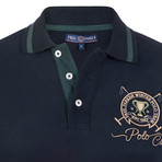 Polo Club Long Sleeve Polo Shirt // Navy (XL)