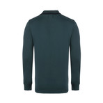 Paul Parker Long Sleeve Polo Shirt // Dark Green (XS)