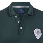 Paul Parker Long Sleeve Polo Shirt // Dark Green (2XL)