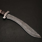 Damascus Kukri Knife // Bk0150