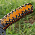 Carbon Steel Tanto Knife // Bk0175