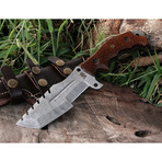 Damascus Tracker Knife // Bk0181