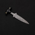 Damascus Push Dagger // Hk0242