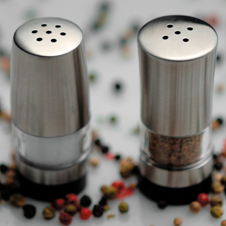 Geminis Mini Salt + Pepper Dispensers