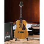 Classic Martin Natural Acoustic Dreadnought Mini Guitar Replica