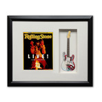 Jimi Hendrix Monterey Fender™ Strat™ Mini Guitar & Photo Tribute Shadow Box