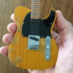 Bruce Springsteen // Fender™ Tele™ Mini Guitar Replica // Vintage Blonde