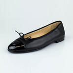 Chanel Leather Ballerina Flats // Black (Euro: 35)