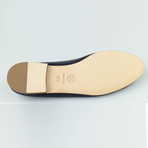 Chanel Leather Ballerina Flats // Blue (Euro: 36.5)