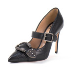 Gucci Dionysus Buckle Pump Heels Shoe // Black (Euro: 38.5)