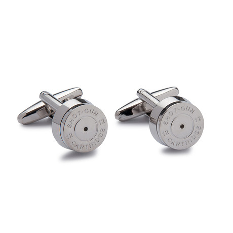 Bullet Cufflinks // Silver