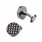 Abstract Checkered Cufflinks