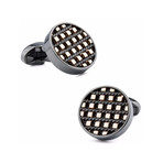 Abstract Checkered Cufflinks