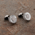 Abstract Circular Cufflinks