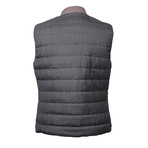 Reversible Wool Vest // Gray (XS)