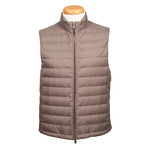 Puffer Vest // Taupe (M)