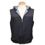 Two Tone Waterproof Vest // Navy Blue (S)