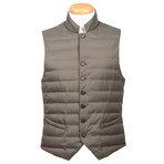 Puffer Vest // Taupe (XS)