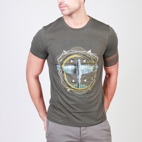 Aviator Emblem T-Shirt // Green (XS)