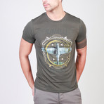 Aviator Emblem T-Shirt // Green (2XL)