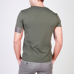 Cavalli Snake T-Shirt // Green (2XL)