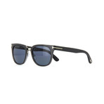 Rock Sunglasses // Dark Gray Blue + Smoke Lenses