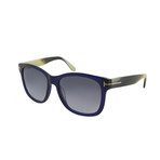 Cooper Sunglasses // Crystal Blue Horn + Blue Gradient Lenses