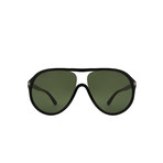 Men's Edison Sunglasses // Black + Green