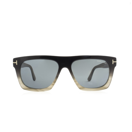 Men's Ernesto Sunglasses // Grey Fade + Blue