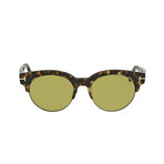 Women's Henri Sunglasses // Havana + Green