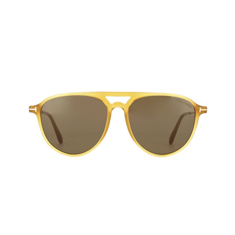Men's Carlo Sunglasses // Yellow + Brown