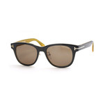 TF9257 SUNGLASSES // BLACK + BROWN LENSES