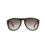 Kurt Sunglasses // Black + Roviex Lenses