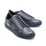 Versace Collection // Lace-Up Sneaker // Blue (Euro: 40)