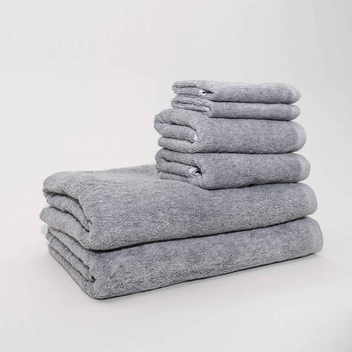 6 Piece Towel Set // Gray - Melange - Touch of Modern