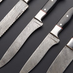 6 Piece Damascus Chef Knife Set // KCH-102