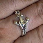 Sailor Collection // Anchor + Rope Ring (7)