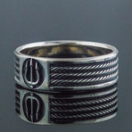 Sailor Collection // Rope + Trident Ring (9.5)