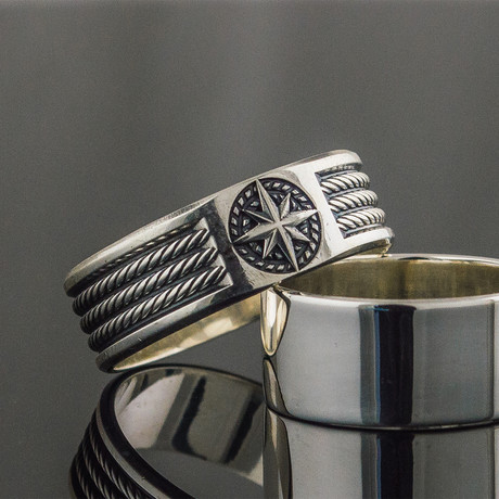 Sailor Collection // Rope + Compass Ring (6)