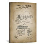 Tremolo Device // PatentPrintStore (12"W x 18"H x 0.75"D)