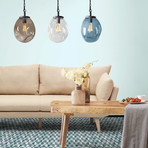 Contemporary Pendant Light // Brown