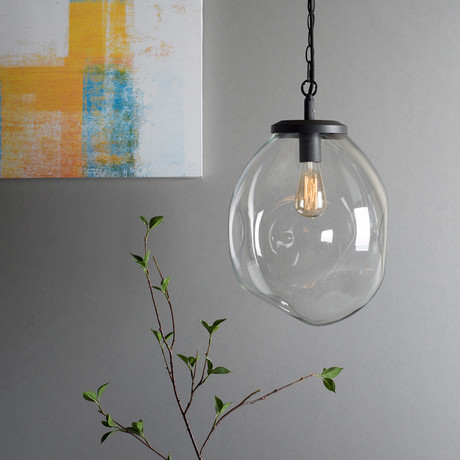 Contemporary Pendant Light // Clear