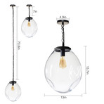 Contemporary Pendant Light // Clear